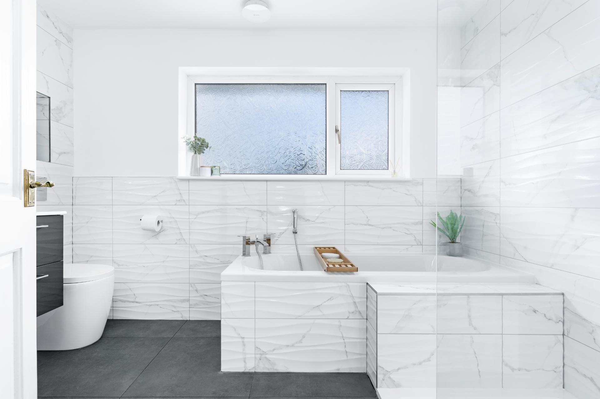 White Bathroom in Llantwit Major