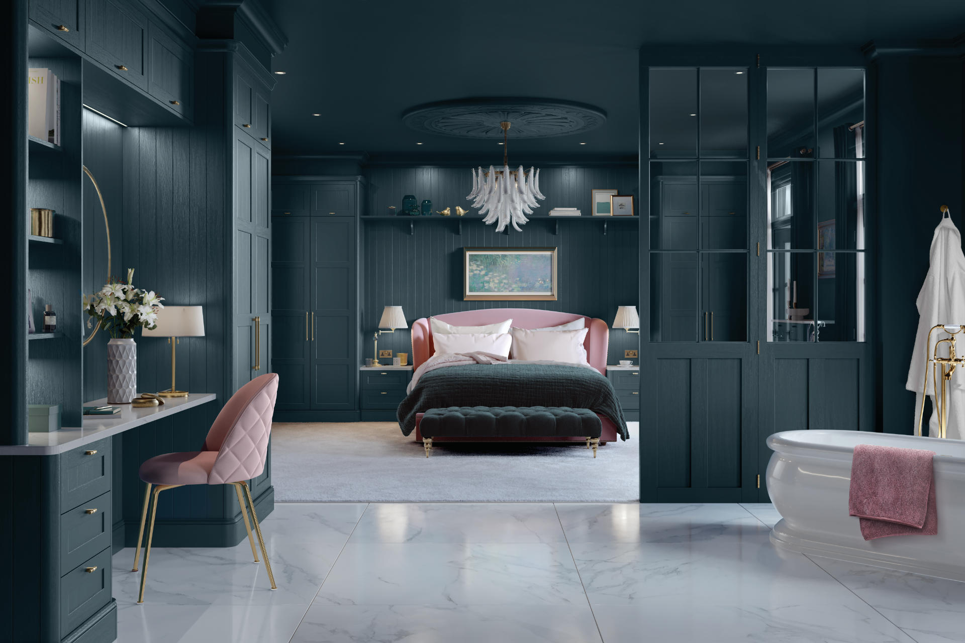 Epic Blue Bedroom