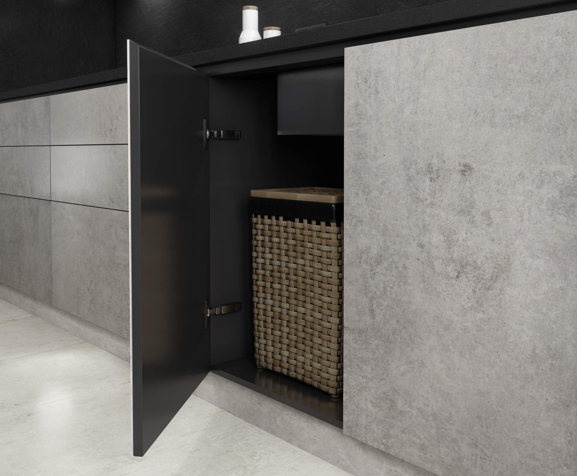 Dekton kitchen cabinet doors