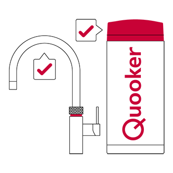 Quooker boiling tap illustration