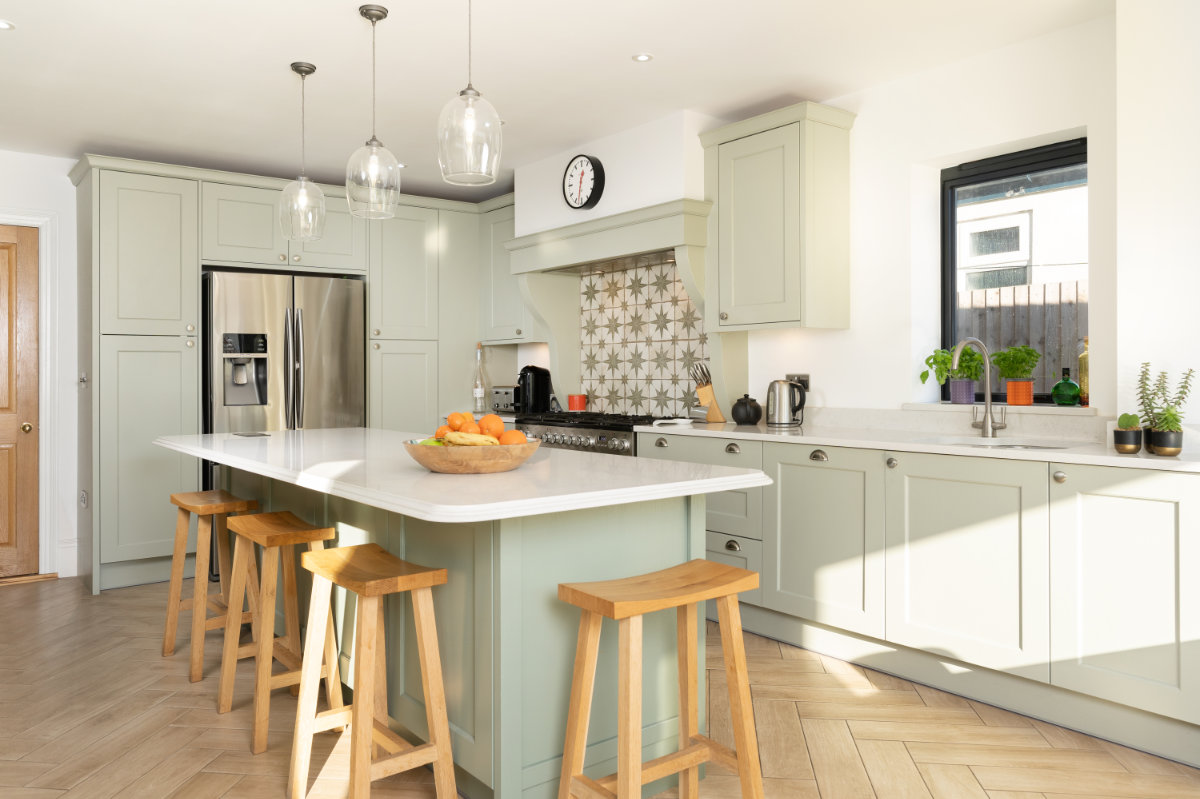 Shaker kitchen installed in Cardiff