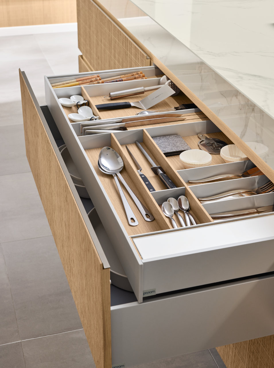 The Y Line cabinet drawers