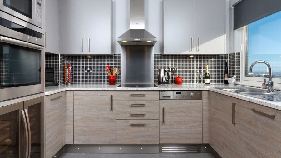 Compact Schuller Kitchen Design In Cardiff