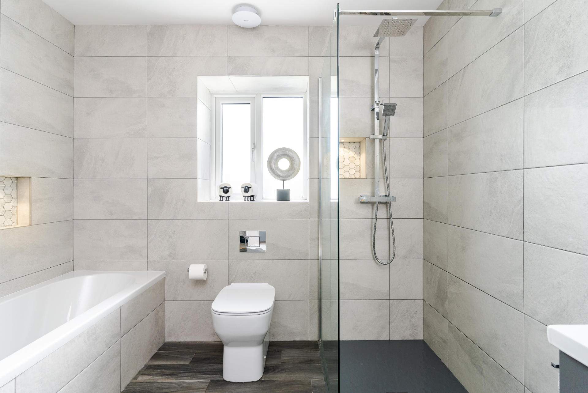 Modern stylish bathroom in Ystradowen