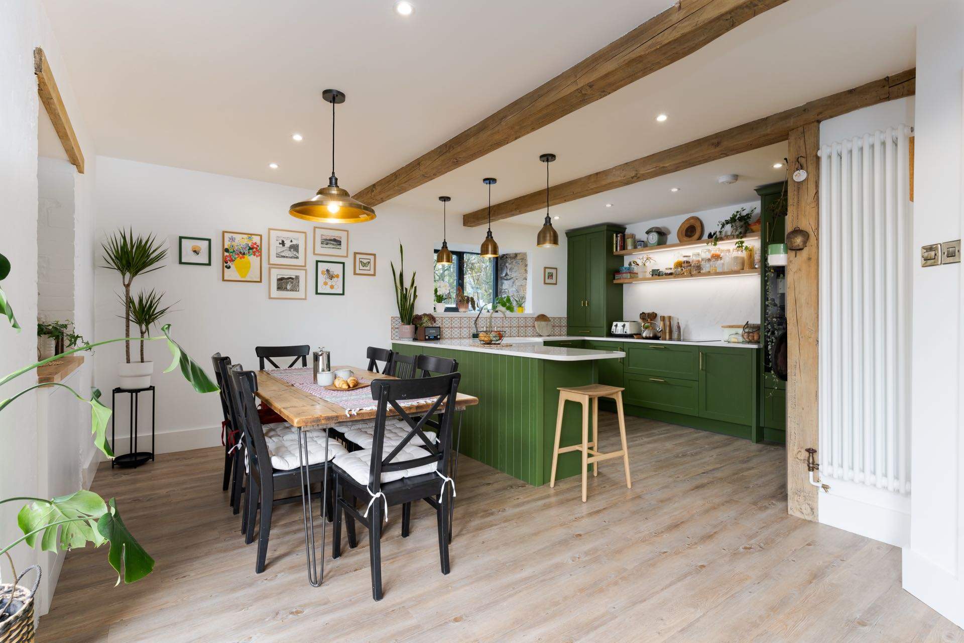 View from kitchen door