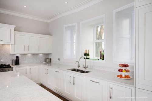 Stunning white painted kitchen