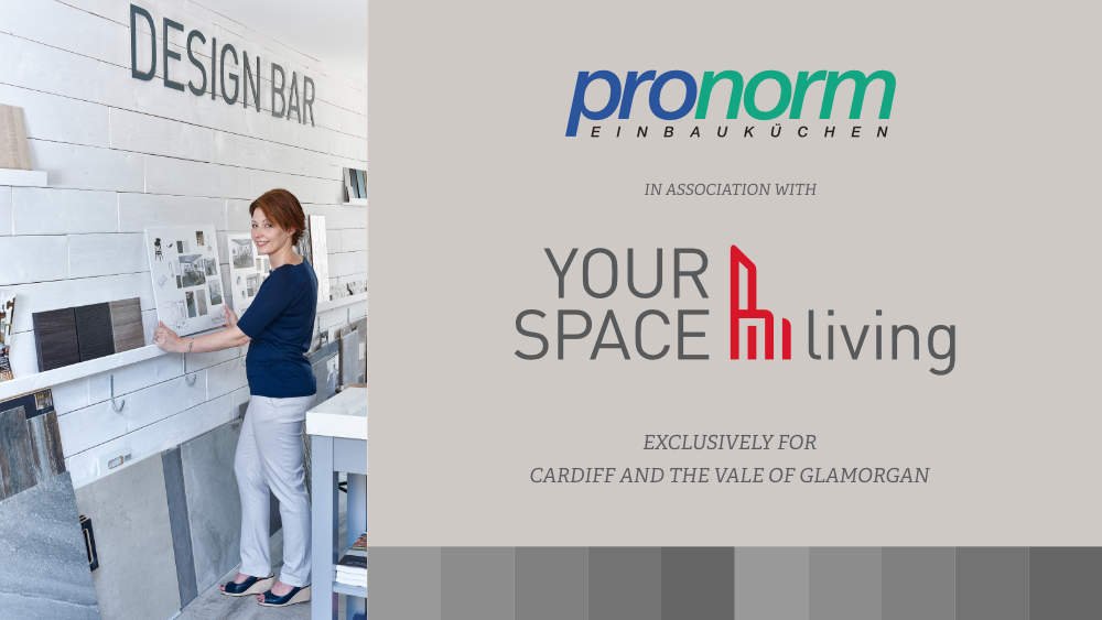 Pronorm Kitchens exclusive to your space living in Cardiff and the Vale of Glamorgan 
