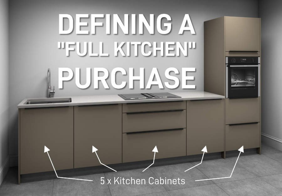 defining a full kitchen purchase