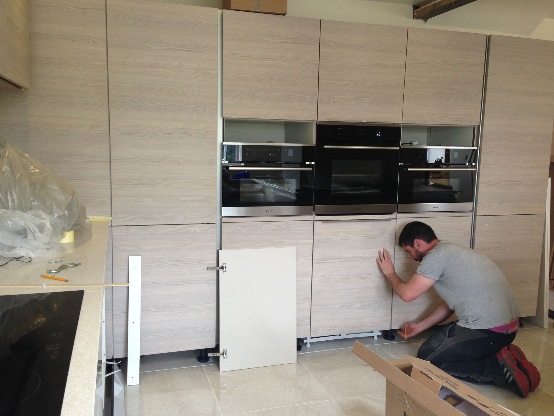 Garage to kitchen conversion Llantwit Major - image 05