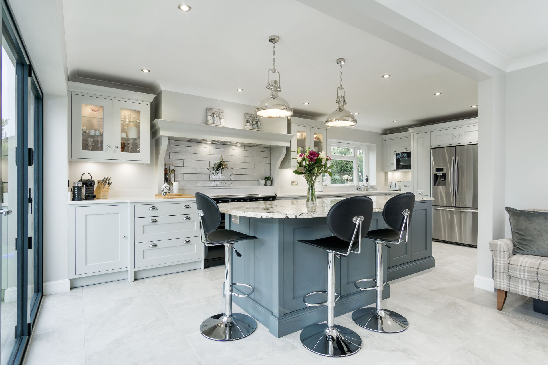 Light Grey shaker kitchen