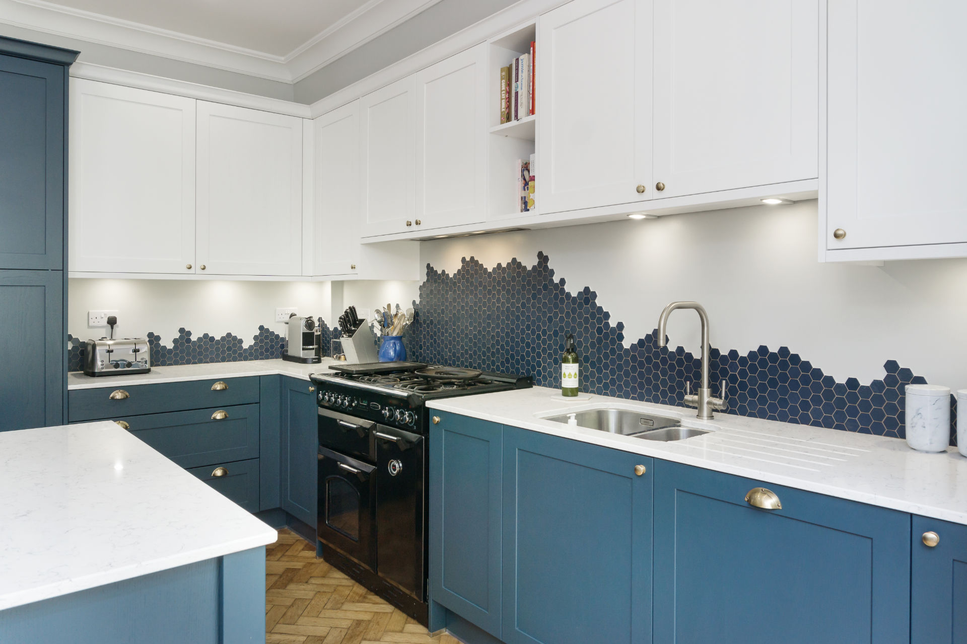 Marine Blue shaker kitchen in Cardiff - image 05