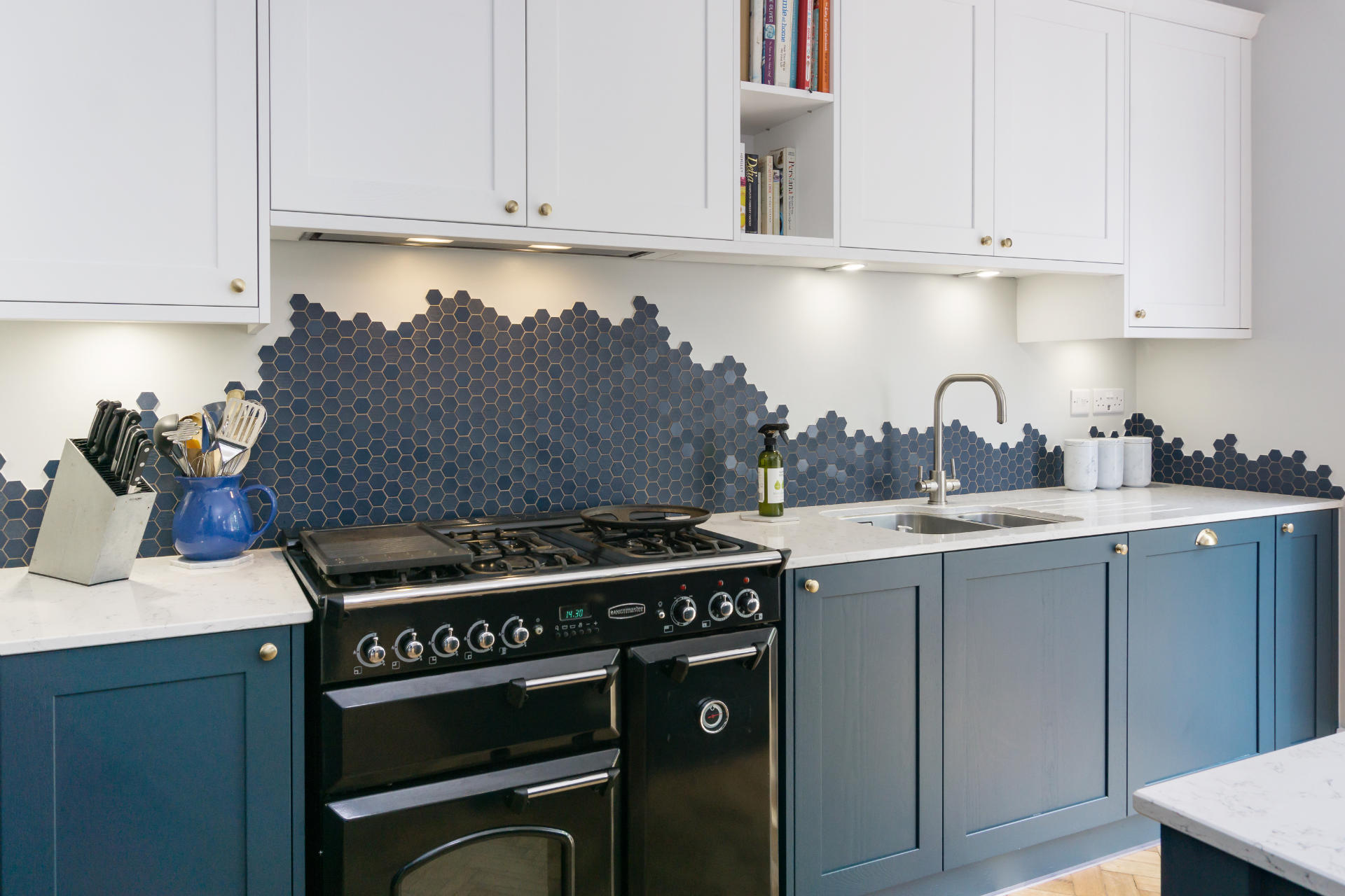 Marine Blue shaker kitchen in Cardiff - image 05