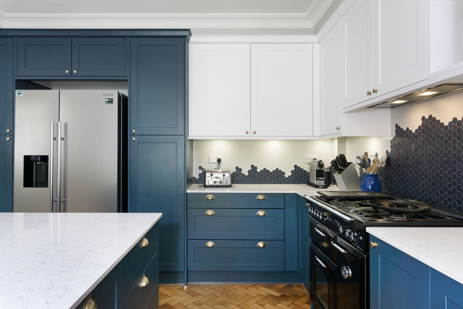 Marine Blue shaker kitchen in Cardiff - image 05