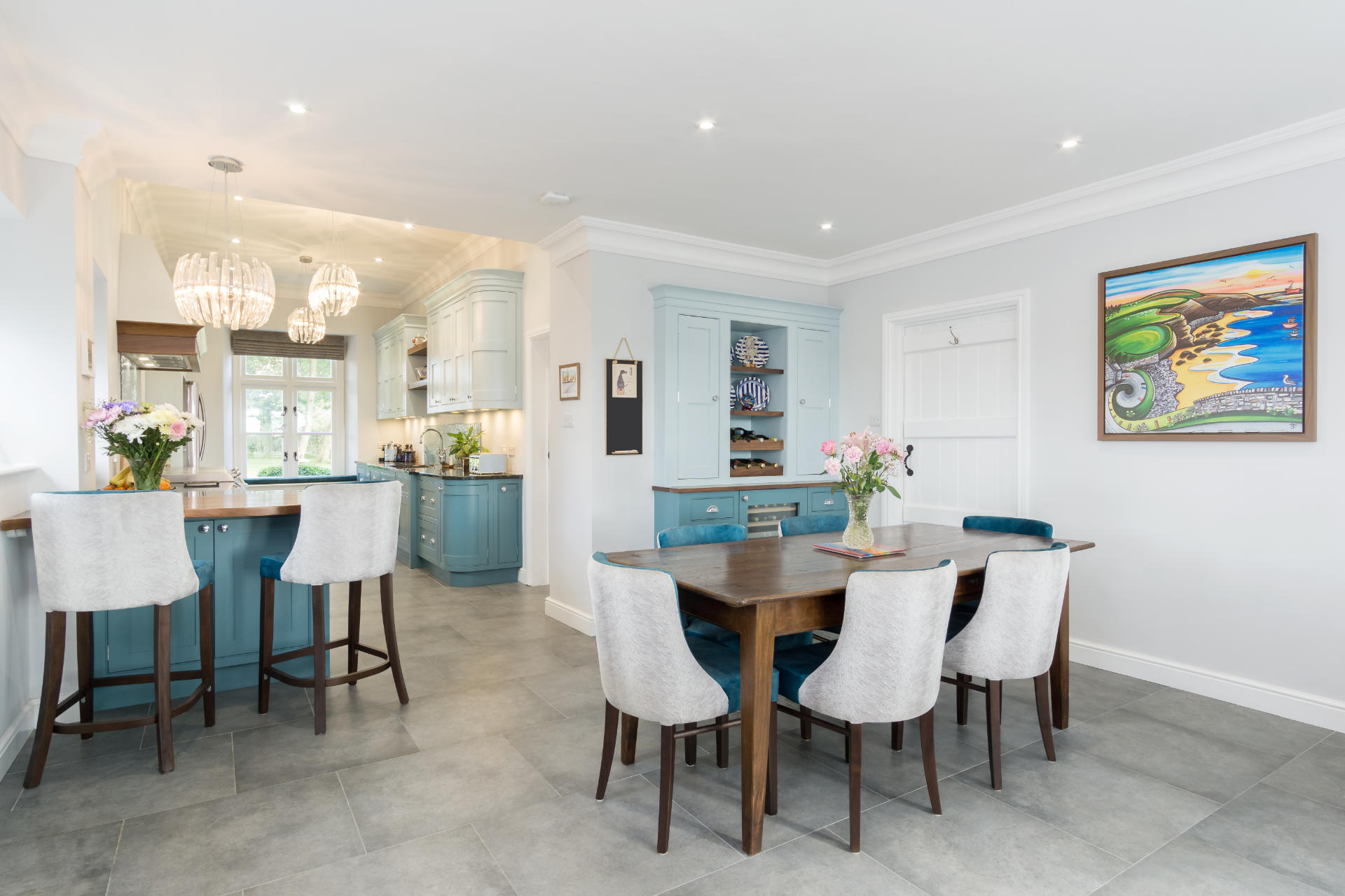 Luxury bespoke kitchen Llanmaes
