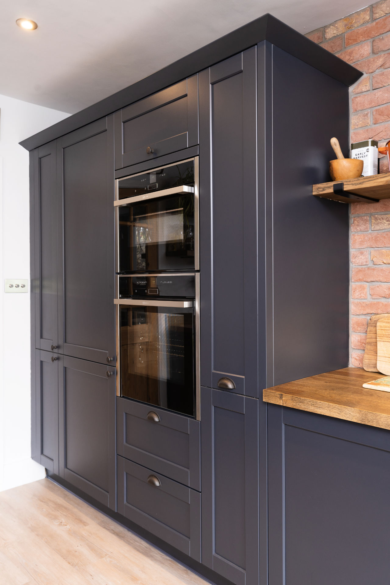 Blue shaker kitchen Penarth - image 02
