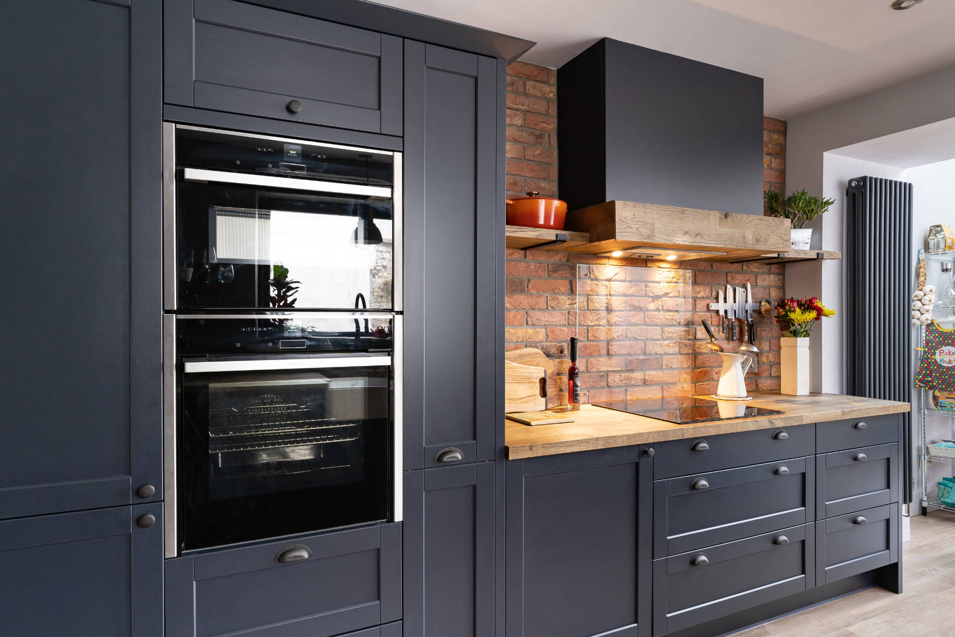Blue shaker kitchen Penarth - image 03
