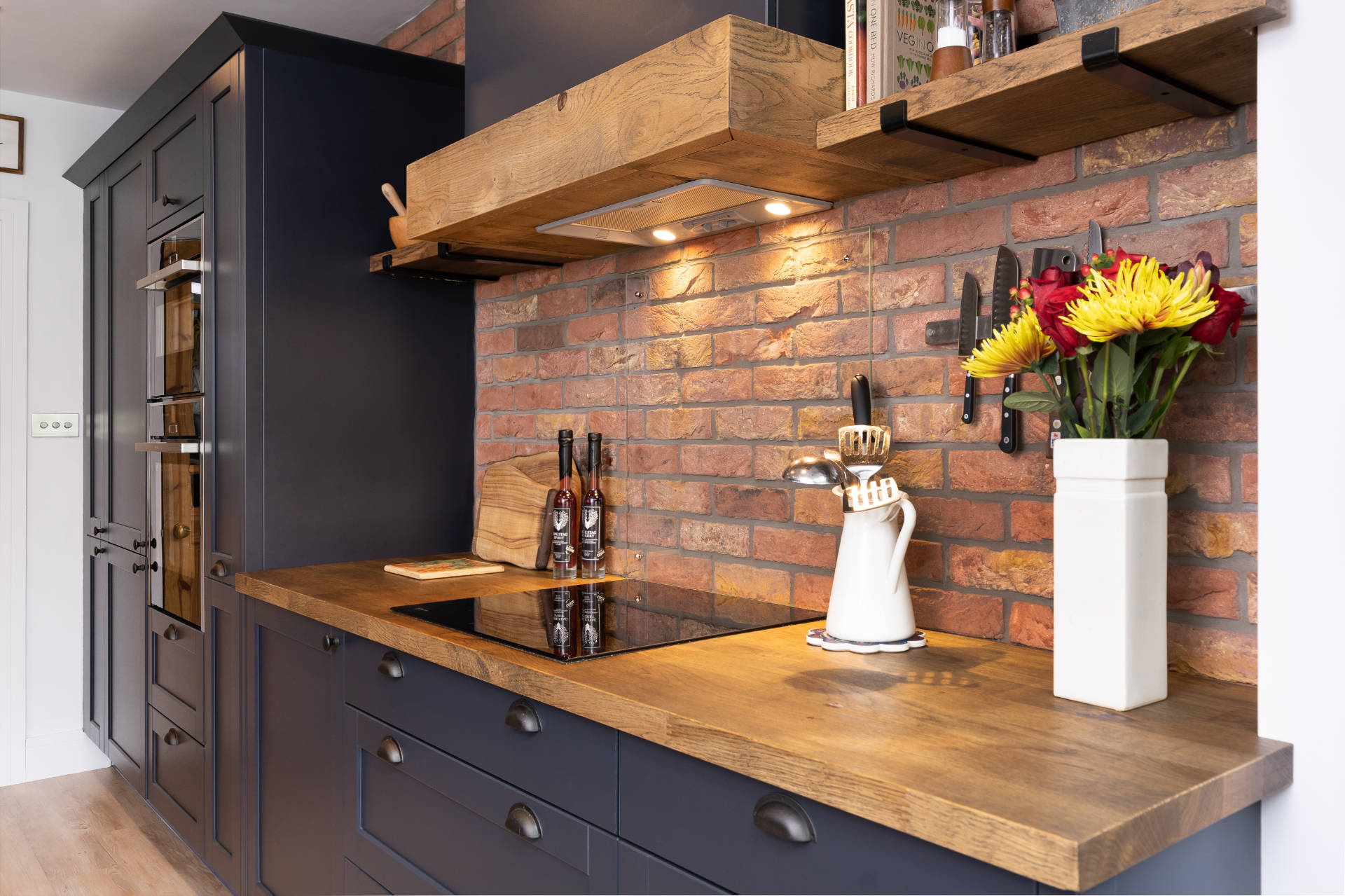 Blue shaker kitchen Penarth - image 05