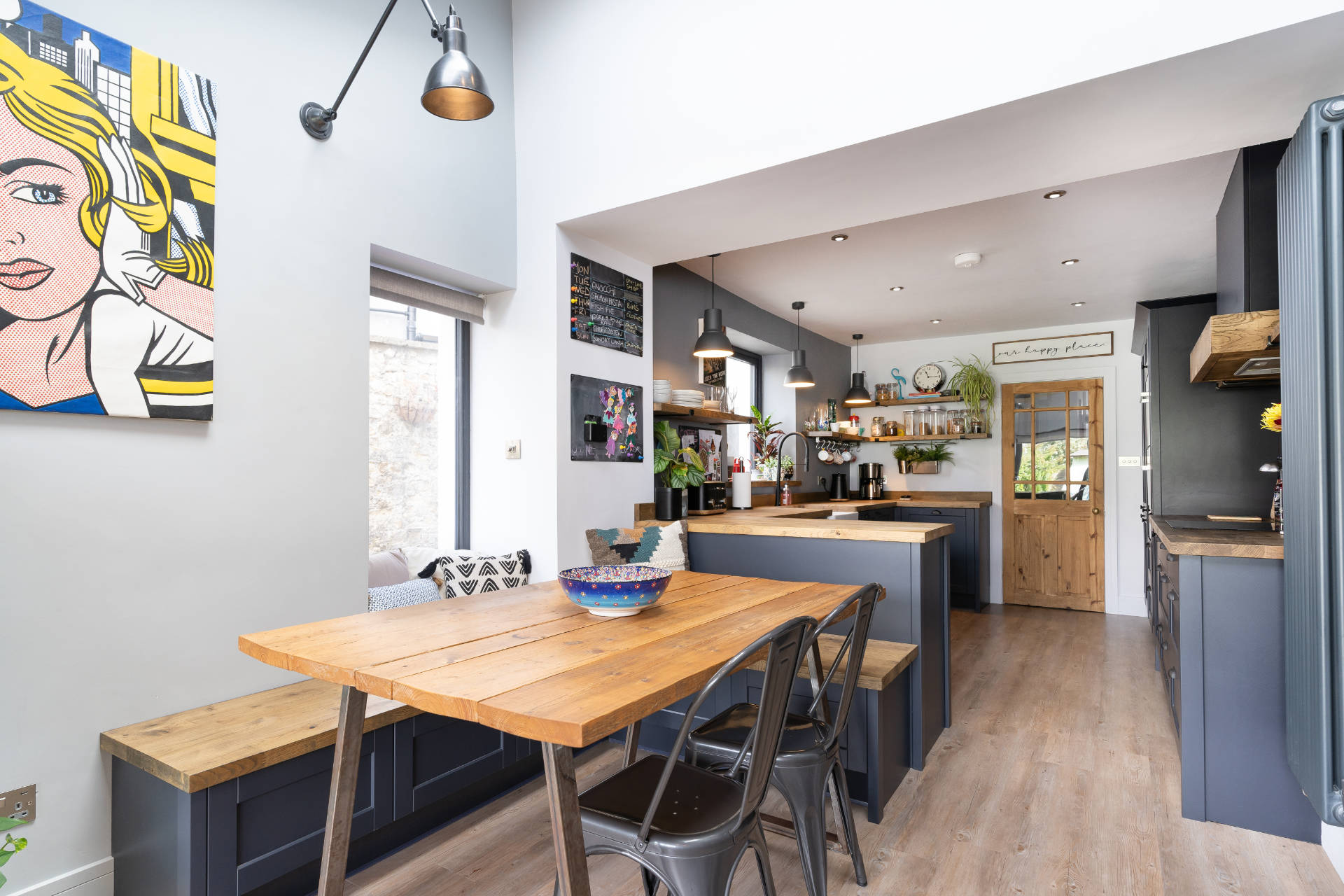Blue shaker kitchen Penarth - image 05