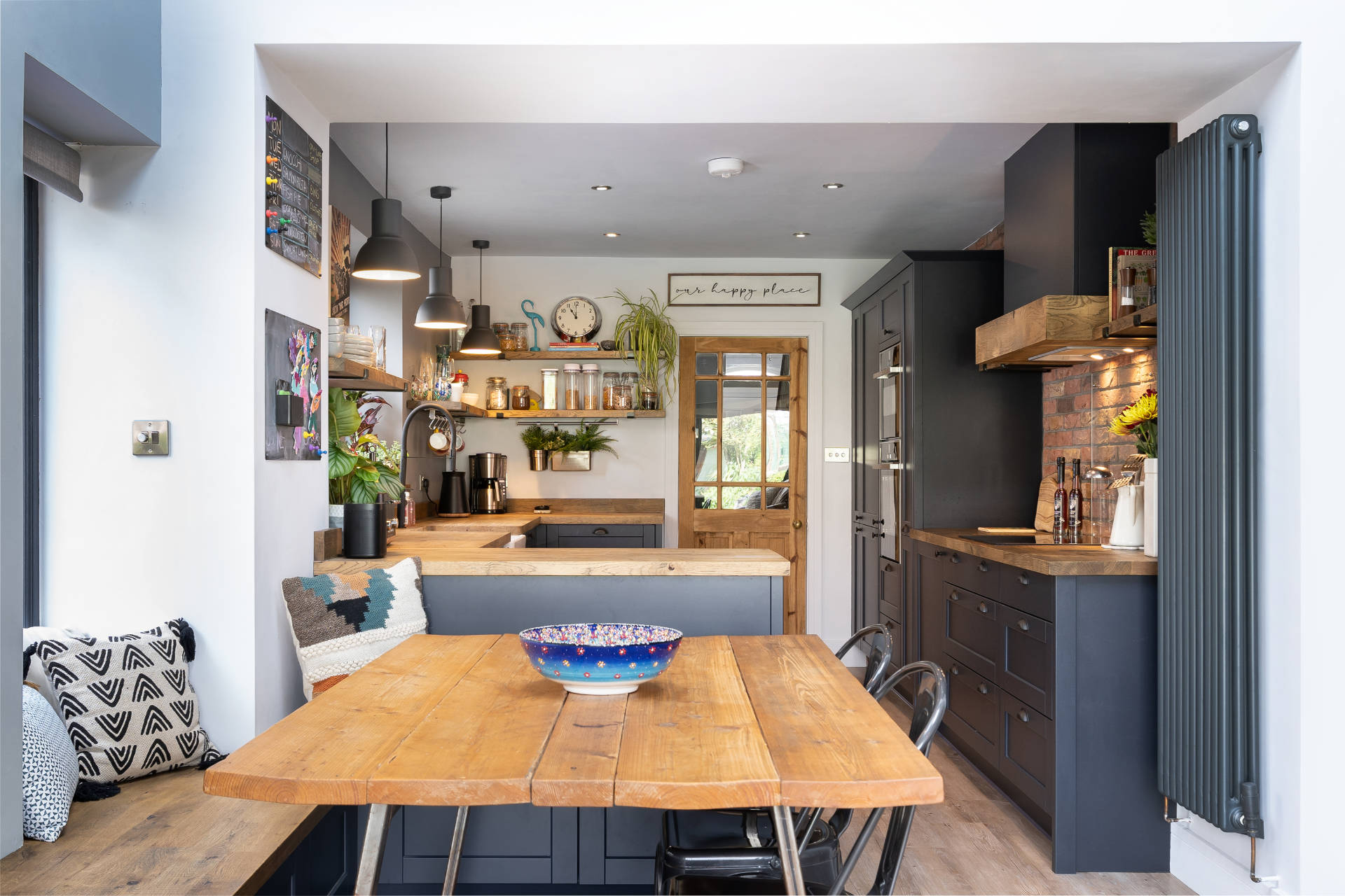 Blue shaker kitchen Penarth - image 05