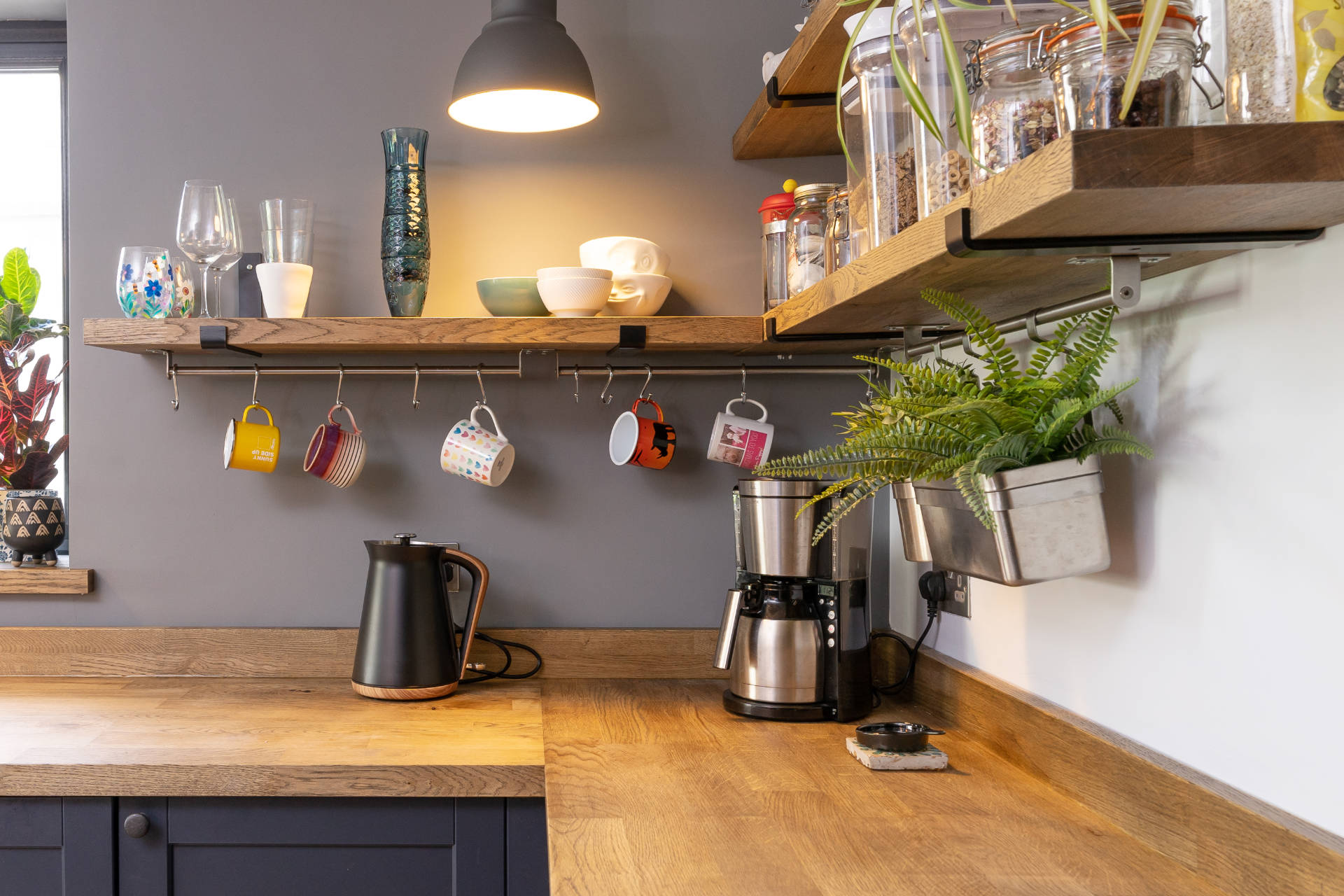 Blue shaker kitchen Penarth - image 05