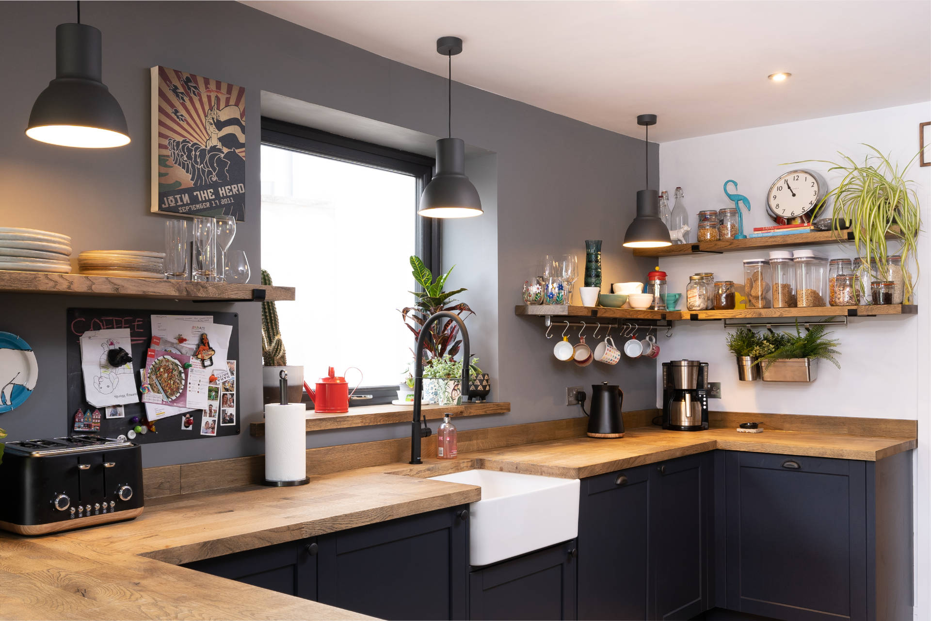 Blue shaker kitchen Penarth - image 05