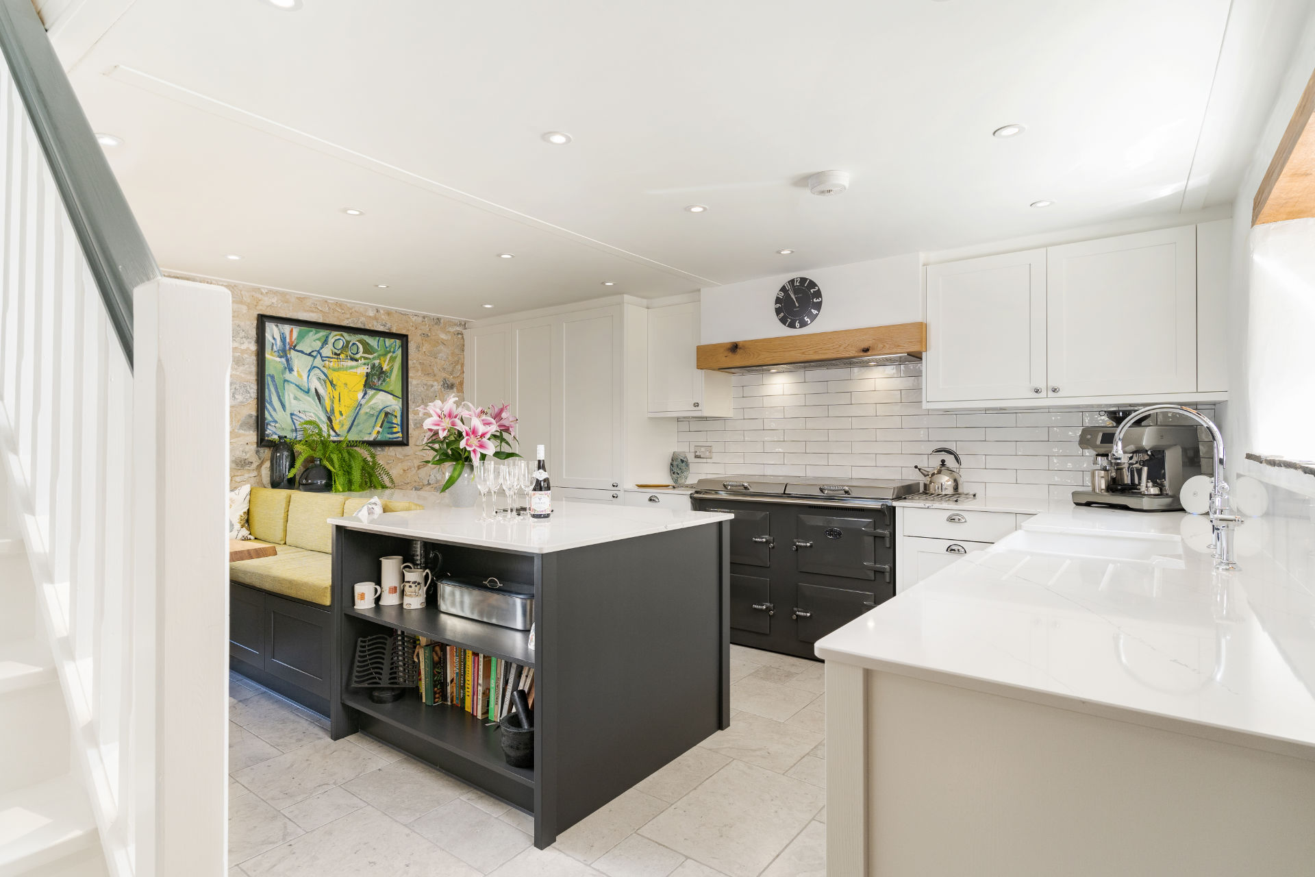 White shaker kitchen Llantwit Major